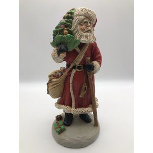 Santa Claus Florentine Art Studio 1987 Vintage Christmas Sculpture Tree 20-1360